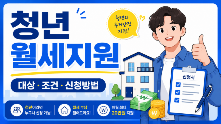 청년월세지원 – 2026.8.15 현재 신청 가능