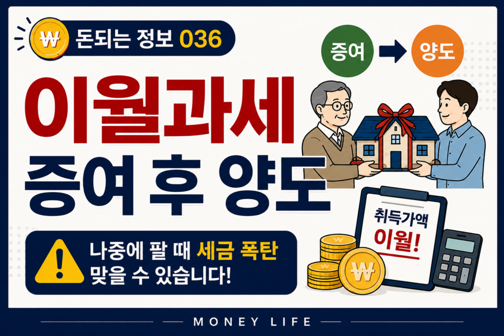 이월과세 – 증여 후 양도 제품 이미지
